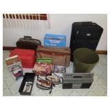 Floor Lot Luggage, Radio, Etc