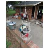 Shepherds Hook & Hanging Fruit Basket