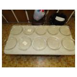 Lot of Glass Pie Plates