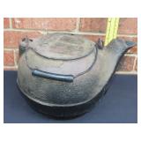 Cast Iron Kettle Lid Has Damage