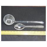 Glass Ladle & Spoon