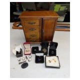 Jewelry Box w/ Costume Jewelry
