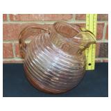 Manhattan Pink Depression Pitcher Chip at spout