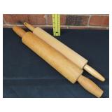 Two Wood Rolling Pens