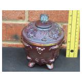 Jeanette Carnival Glass Candy Dish