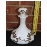Milk Glass Decanter