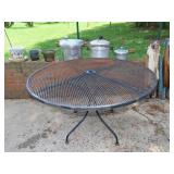 Metal Patio Table 48 Diameter
