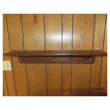 Pine Coat Rack 36 wide 6 Deep