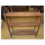 Oak Book Shelf 32 W, 10 D, 33 T