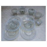 Lot of Hob Nail Opalescent Glassware