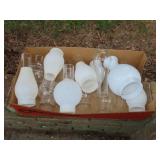 Lot of Lamp Chimneys