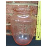 Pink Depression Jar