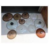 Lot of Glass Lids