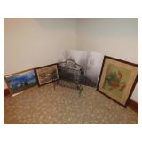 Wall Art & Magazine Lot