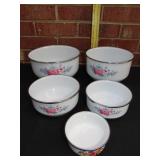 5 Metal Kitchen Bowls