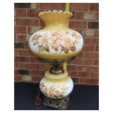 Hand Painted Lamp 24 Tall