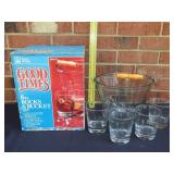Anchor Hocking Six Pc Ice Bucket Set