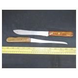 2 Vintage Kitchen Knives