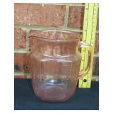 Pink Depression Pitcher