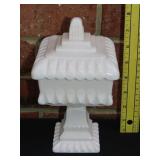 Westmoreland Milk Glass Wedding Cake Box