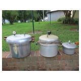 Three Pressure Cookers