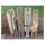 Four Wood Framed Cots