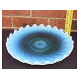 Opalescent Swirl Platter 12 Inch