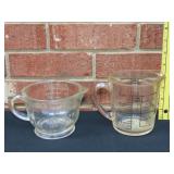 Two Glass Measuring Cups