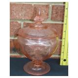 Pink Depression Candy Dish