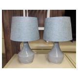 Pair of Table Lamps - 16"