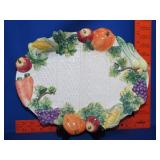 Fitz & Floyd Vegetable Platter - 13.5"