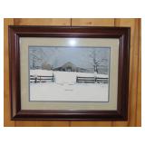 Bob Timberlake Winters Gift Framed Print - 19"x16"