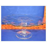 Glass Cake Stand - 11"