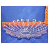 Federal Celestial Starburst Glass Bowl - 11"