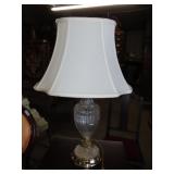 Crystal Style Table Lamp - 27"
