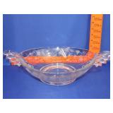 Fostoria Chintz Etched Handled Bowl - 11"