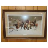Framed "Return of the Blackfoot War Party" Print