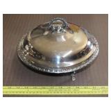 Silverplate Covered Serving Bowl - 10"