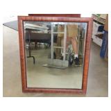 Empire Style Mahogany Wall Mirror - 25"x29"