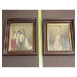Framed Napoleon III & Empress Eugenie Prints