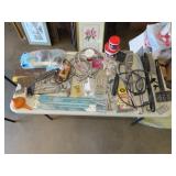 Table Lot of Tools & Hardware
