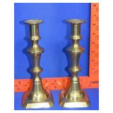 Pair of Brass Candle Holders