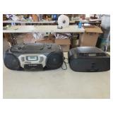 Two CD Player Radios - Untested