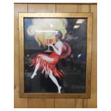 Cognac Monnet Framed Print - 22"x26"