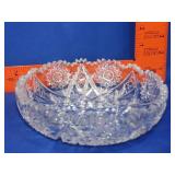 Cut Crystal Bowl - 7"