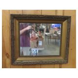 Antique Wall Mirror - 28"x24"