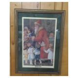 Framed Santa