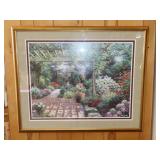 Framed Glenham Arbor Print - 40"x34"