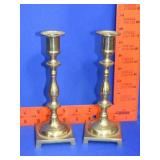 Pair of Brass Candle Holders