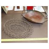 Two Metal Center Bowls